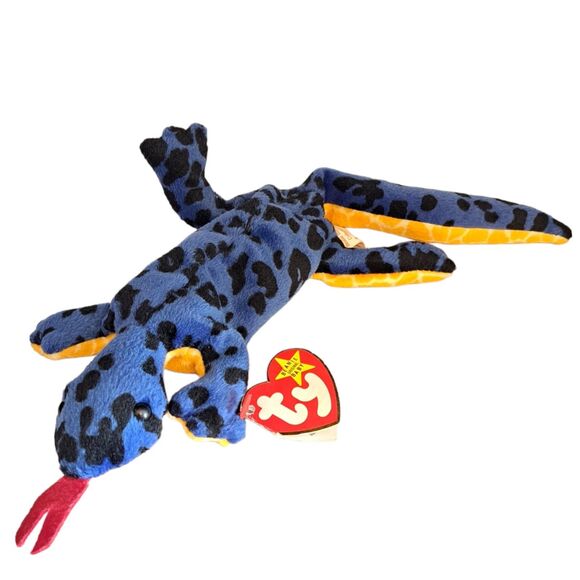 Ty Other - NEW Vintage Ty Beanie Baby - LIZZY the Lizard (13 Inch) with TAGS